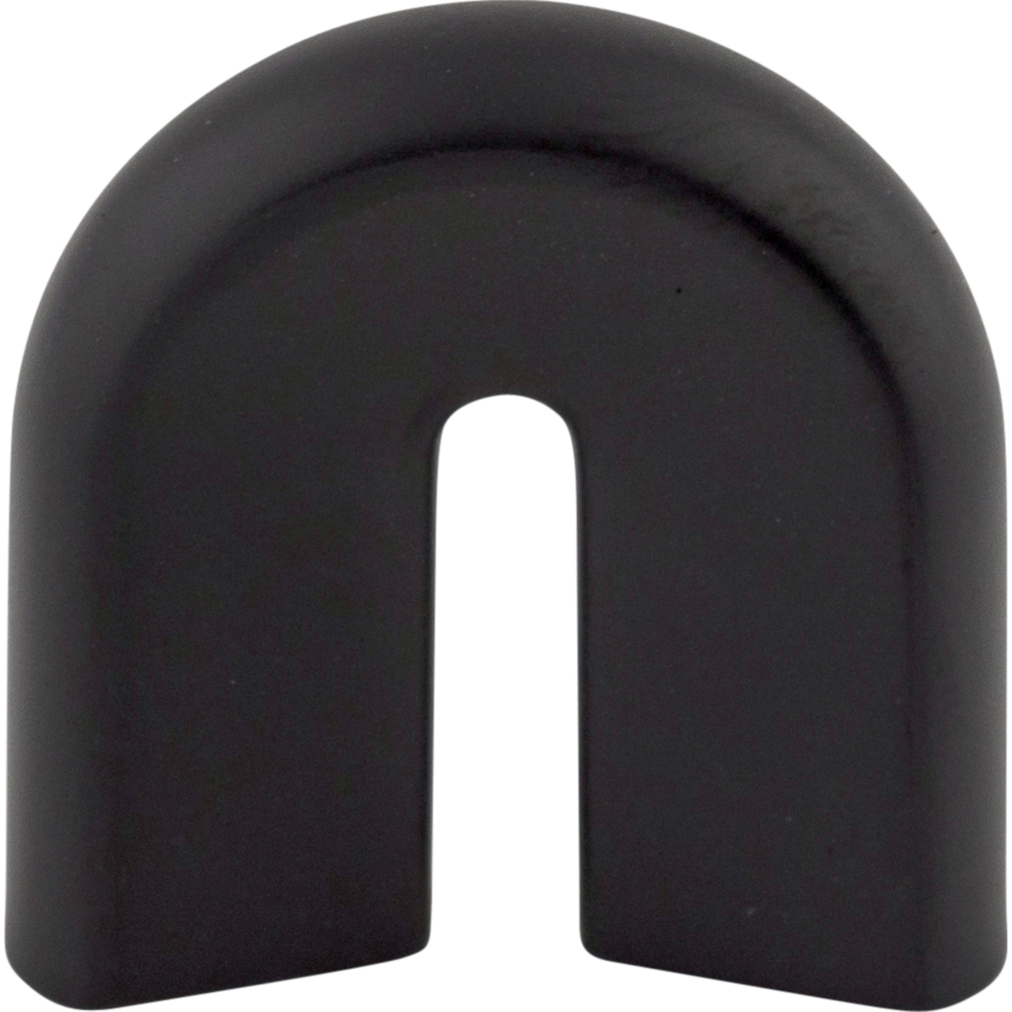 U Pull 3/4" Center to Center Bar Pull - Flat Black