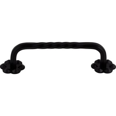 Thin Twist 3 15/16" Center to Center Bar Pull - Patina Black