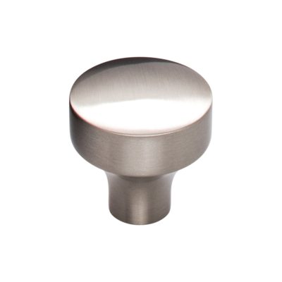 Kinney 1 1/8" Diameter Round Knob - Brushed Satin Nickel