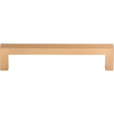 Square Bar 5 1/16" Center to Center Bar Pull - Brushed Bronze
