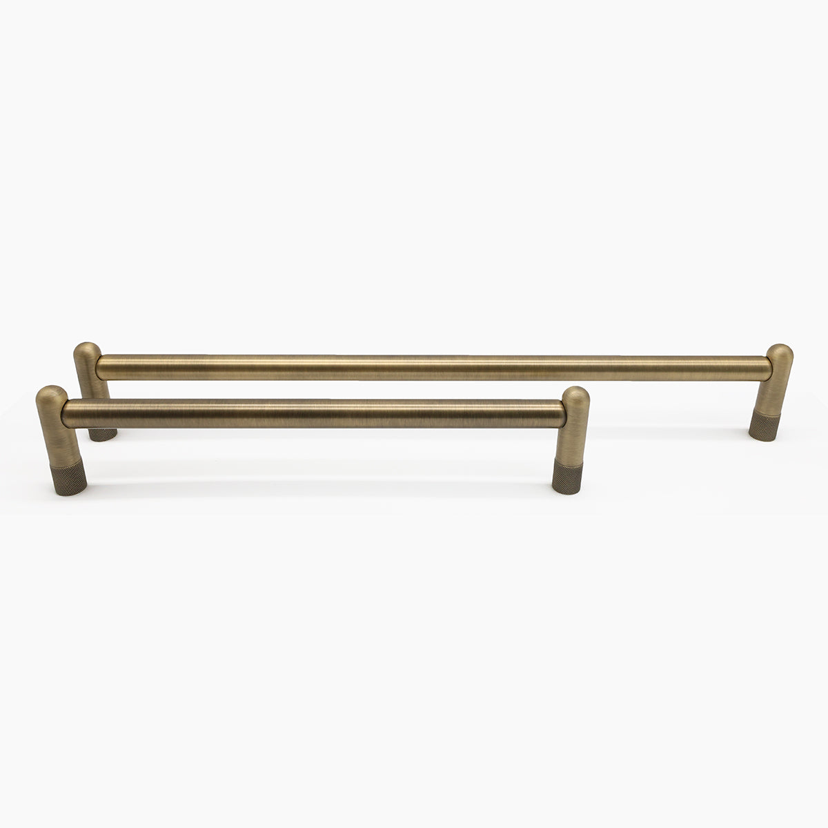 Knurled appliance pulls.