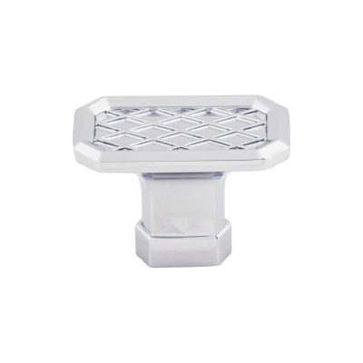 Tower Bridge 1 1/2" Length Geometric Knob - Polished Chrome