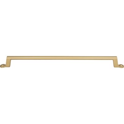 Bradbury 12" Center to Center Bar Pull - Warm Brass