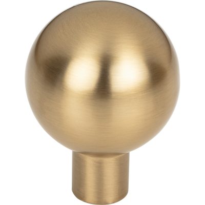 Brookline 1 1/8" Length Round Knob - Honey Bronze