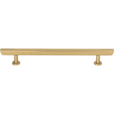 Tiki Hut 6 5/16" Center to Center Bar Pull - Warm Brass