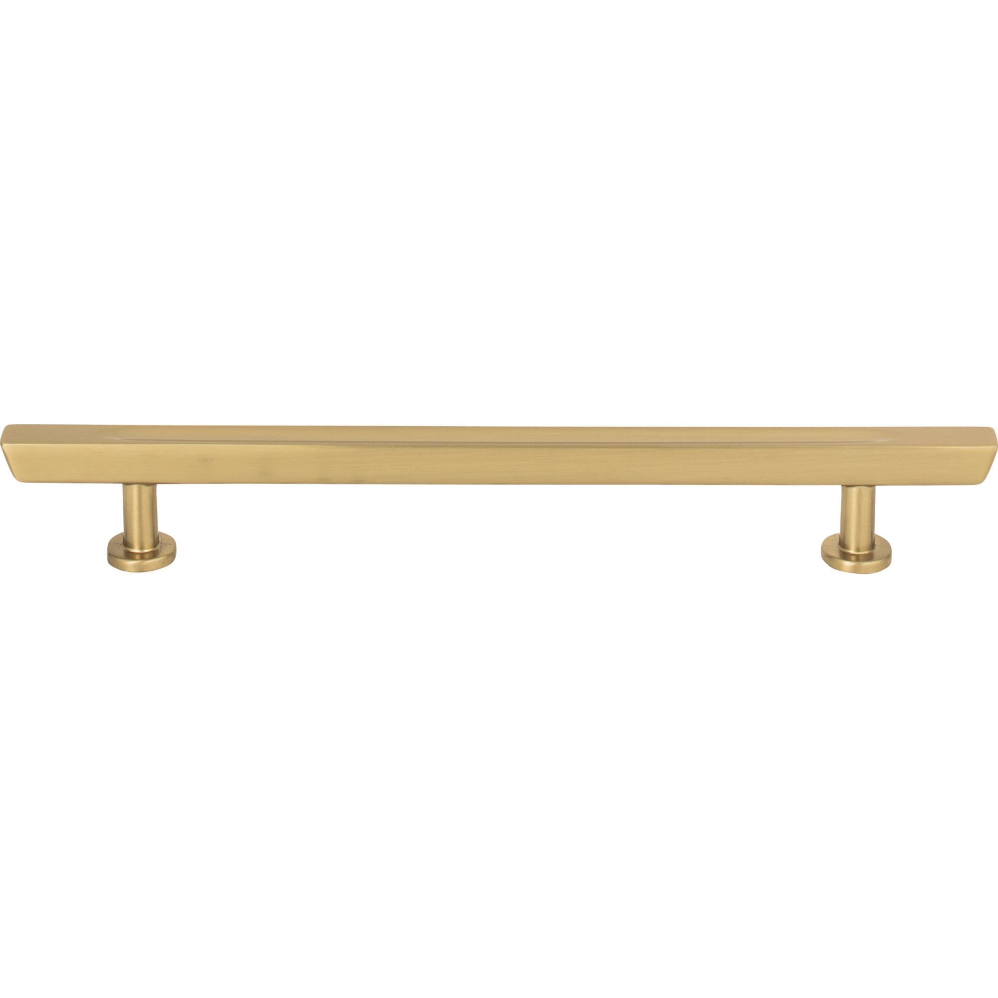 Tiki Hut 6 5/16" Center to Center Bar Pull - Warm Brass