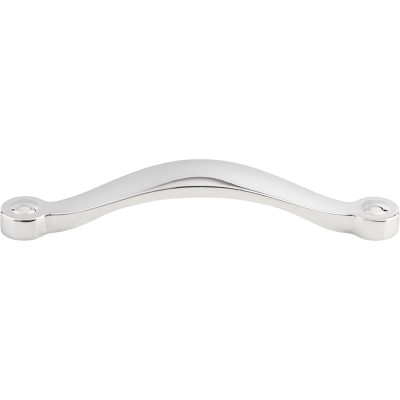 Saddle 5 1/16" Center to Center Bar Pull - Polished Chrome