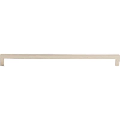 Square Bar 17 5/8" Center to Center Bar Pull - Polished Nickel