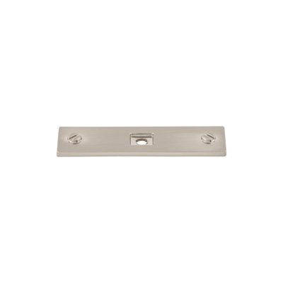 Channing Knob Backplate - Brushed Satin Nickel