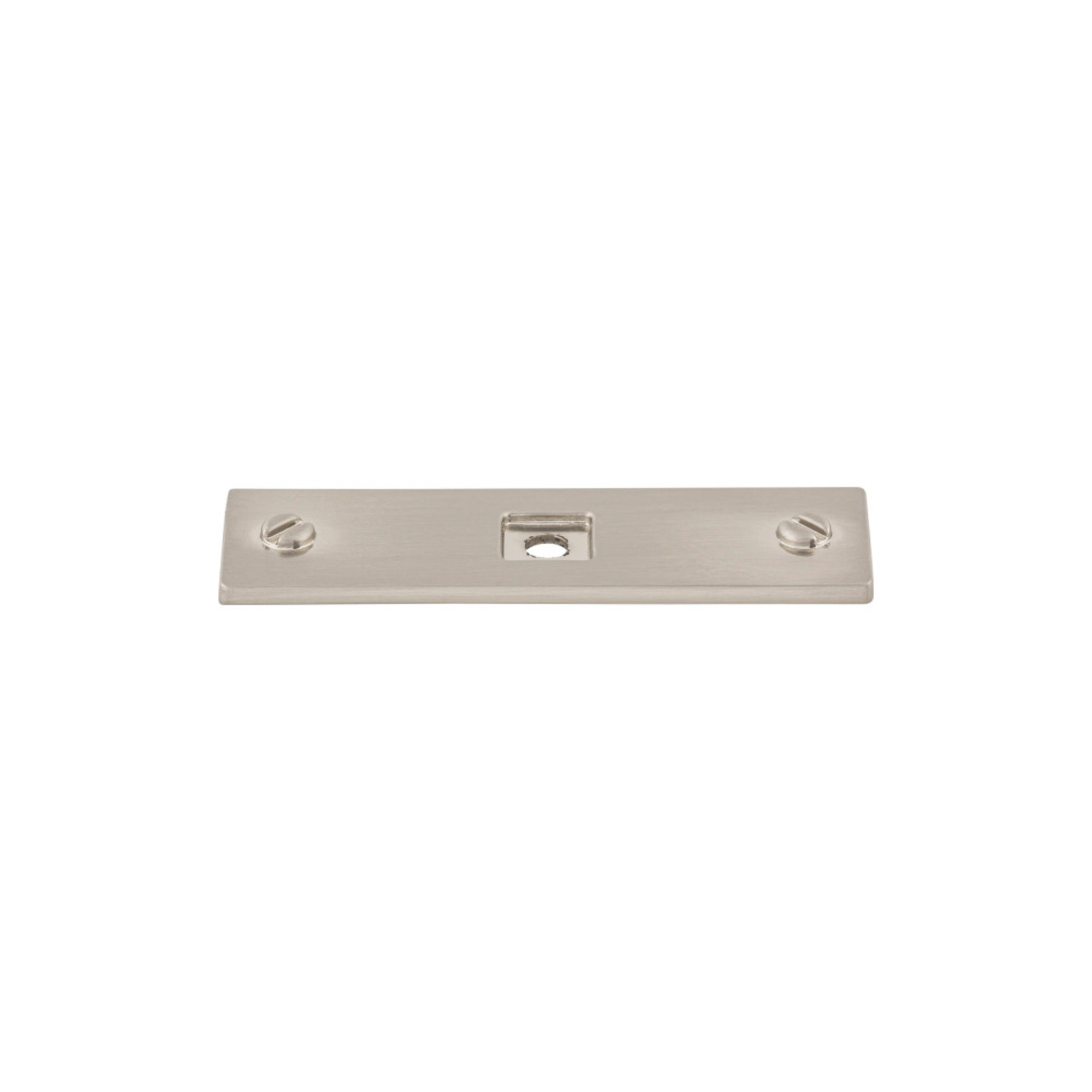 Channing Knob Backplate - Brushed Satin Nickel