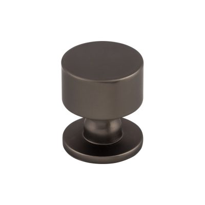 Lily 1-1/8" Diameter Round Knob - Ash Gray