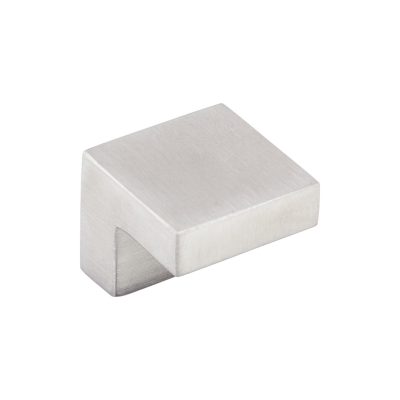 Stainless Steel 1" Length Square Knob - Stainless Steel