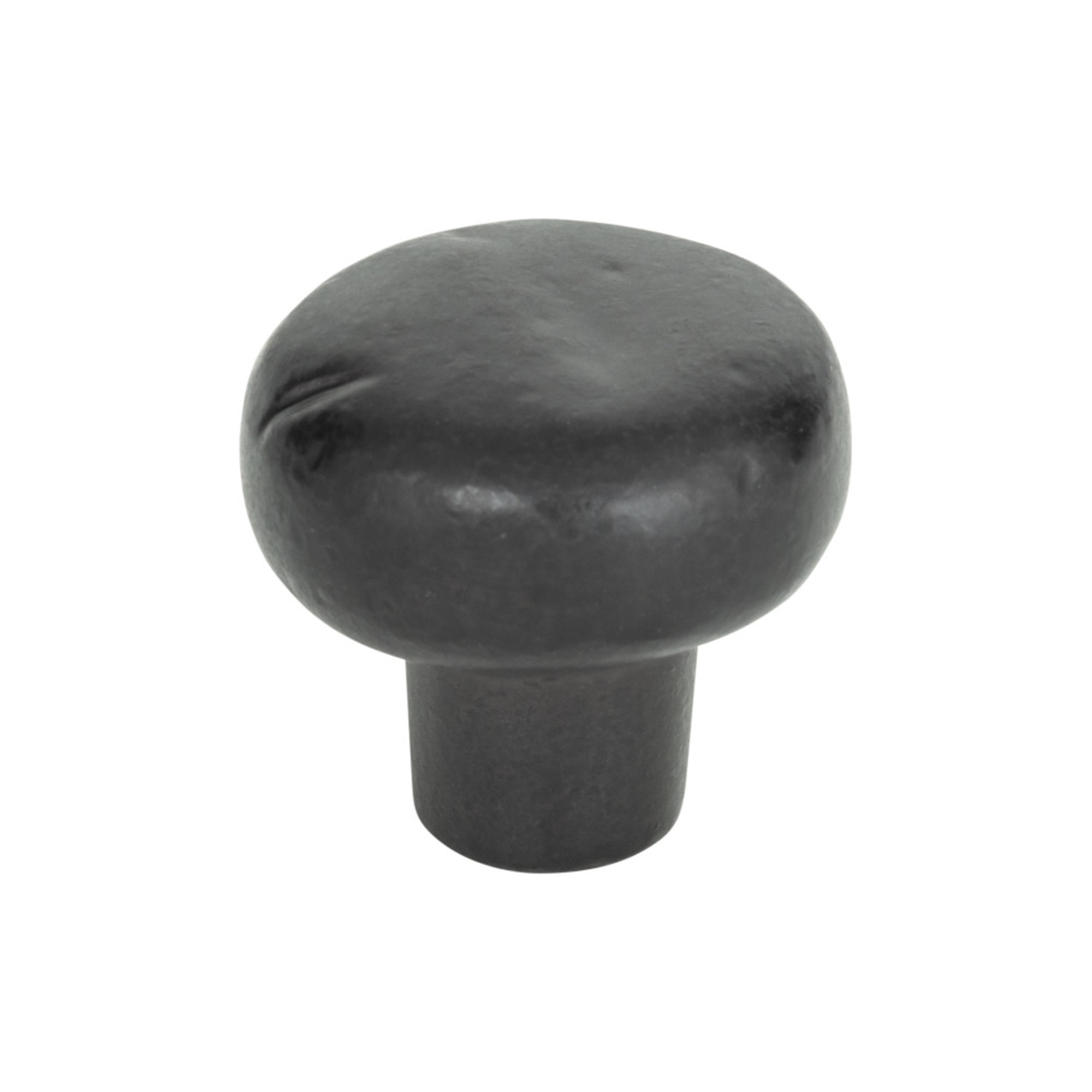Distressed 1 3/8" Diameter Round Knob - Oil Rubbed Bronze