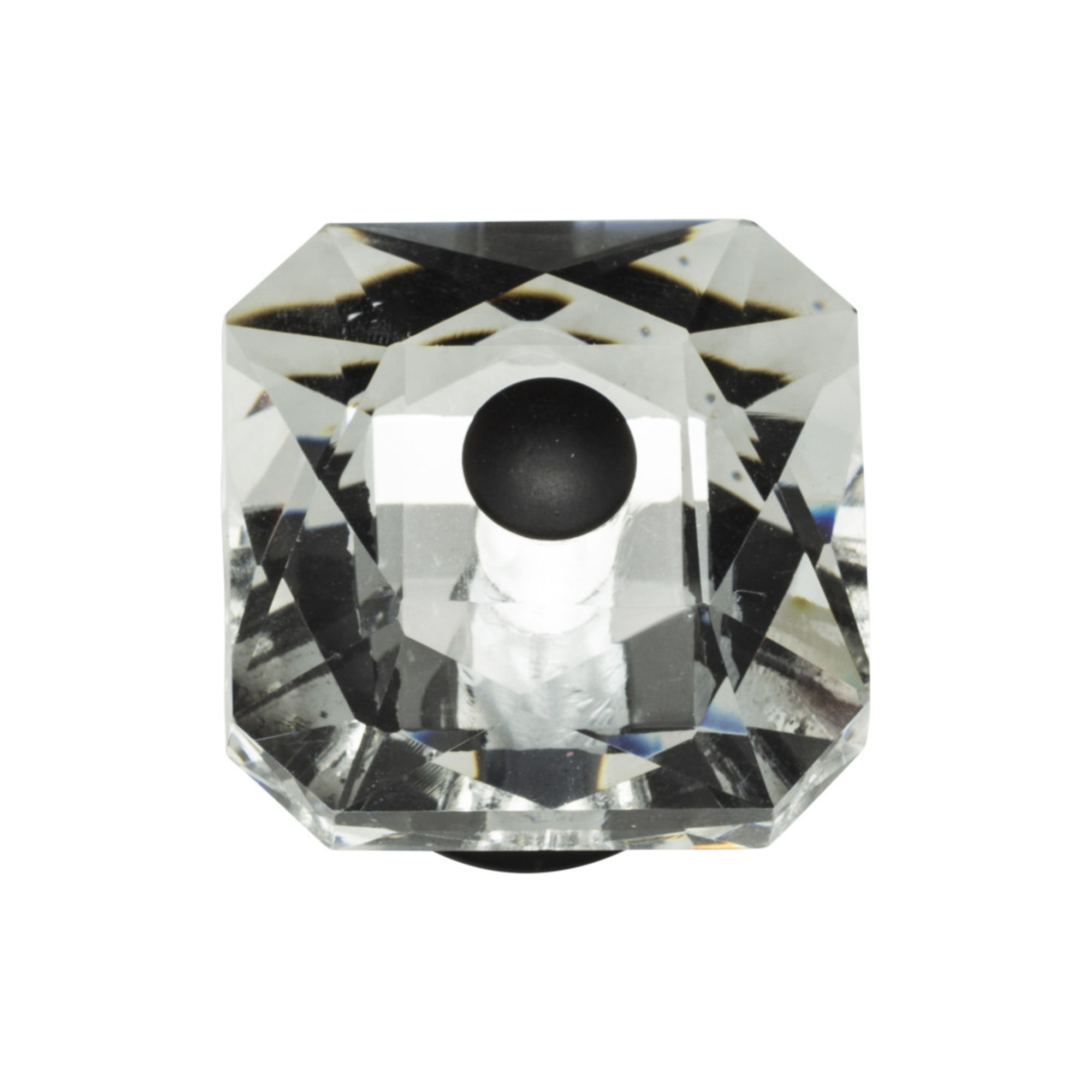 Crystal 1 1/2" Length Square Knob - Image 3