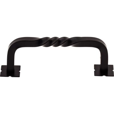 Twist 3 3/4" Center to Center Bar Pull - Patina Black