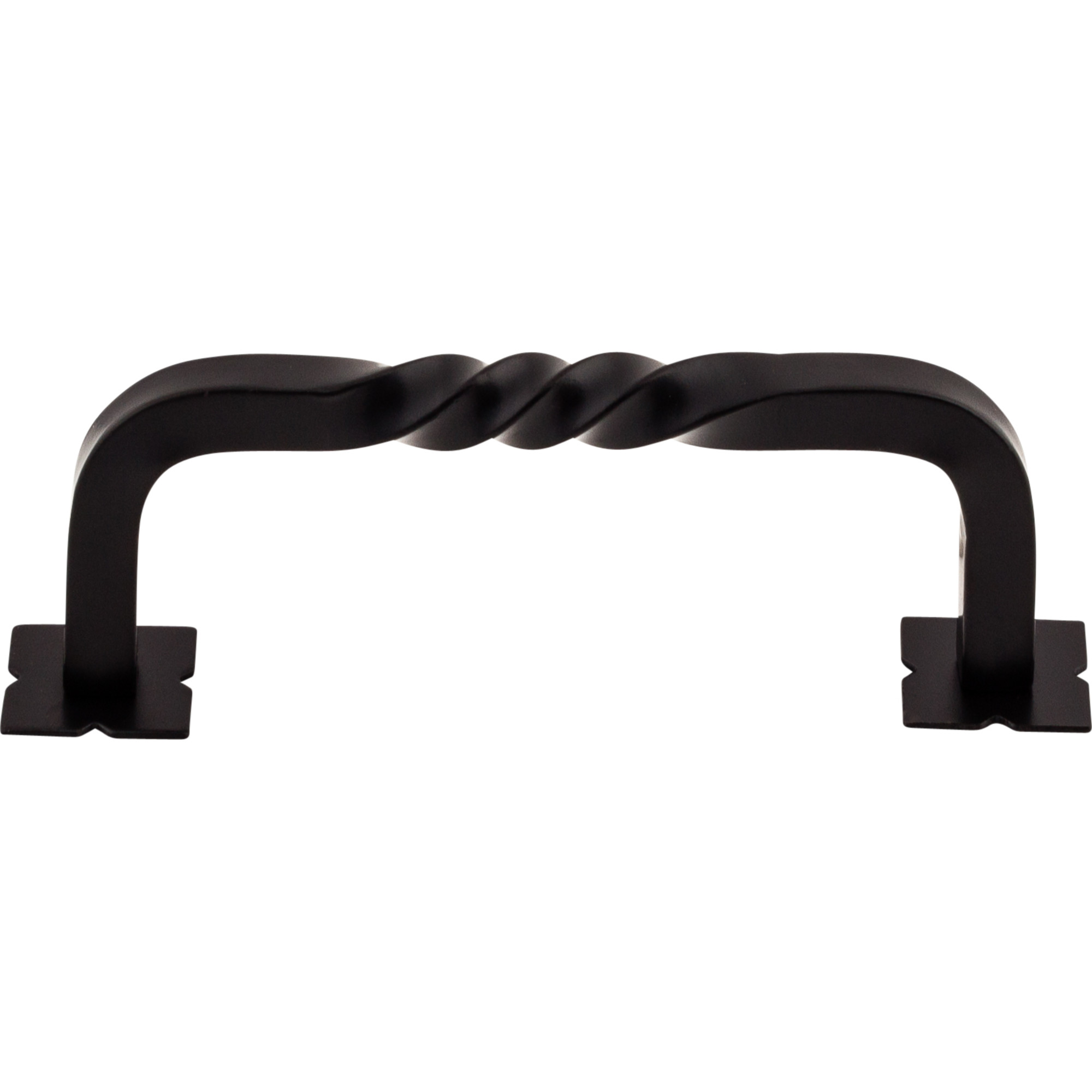 Twist 3 3/4" Center to Center Bar Pull - Patina Black