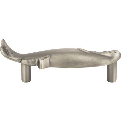 Fish 3" Center to Center Novelty Pull - Pewter