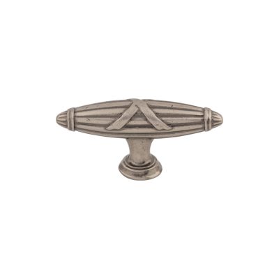 Ribbon & Reed 2 3/4" Length Geometric Knob - Pewter Antique