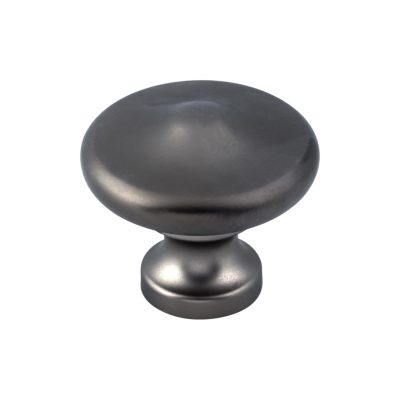 Peak 1 5/16" Diameter Round Knob - Ash Gray