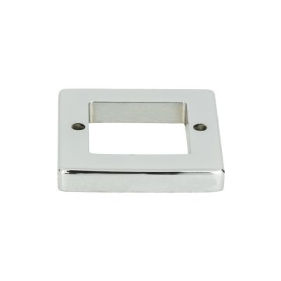 Tableau Square 1 7/16" Center to Center Pull Backplate - Polished Chrome