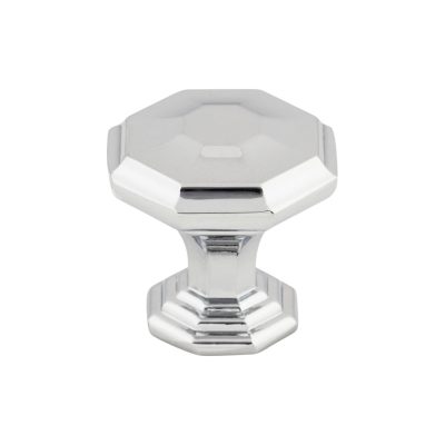 Chalet 1 1/8" Diameter Round Knob - Polished Chrome