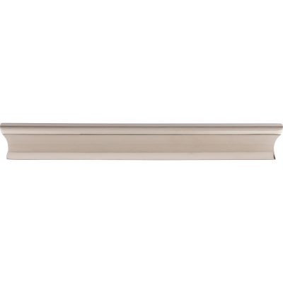 Glacier 6" Center to Center Finger Pull - Polished Nickel