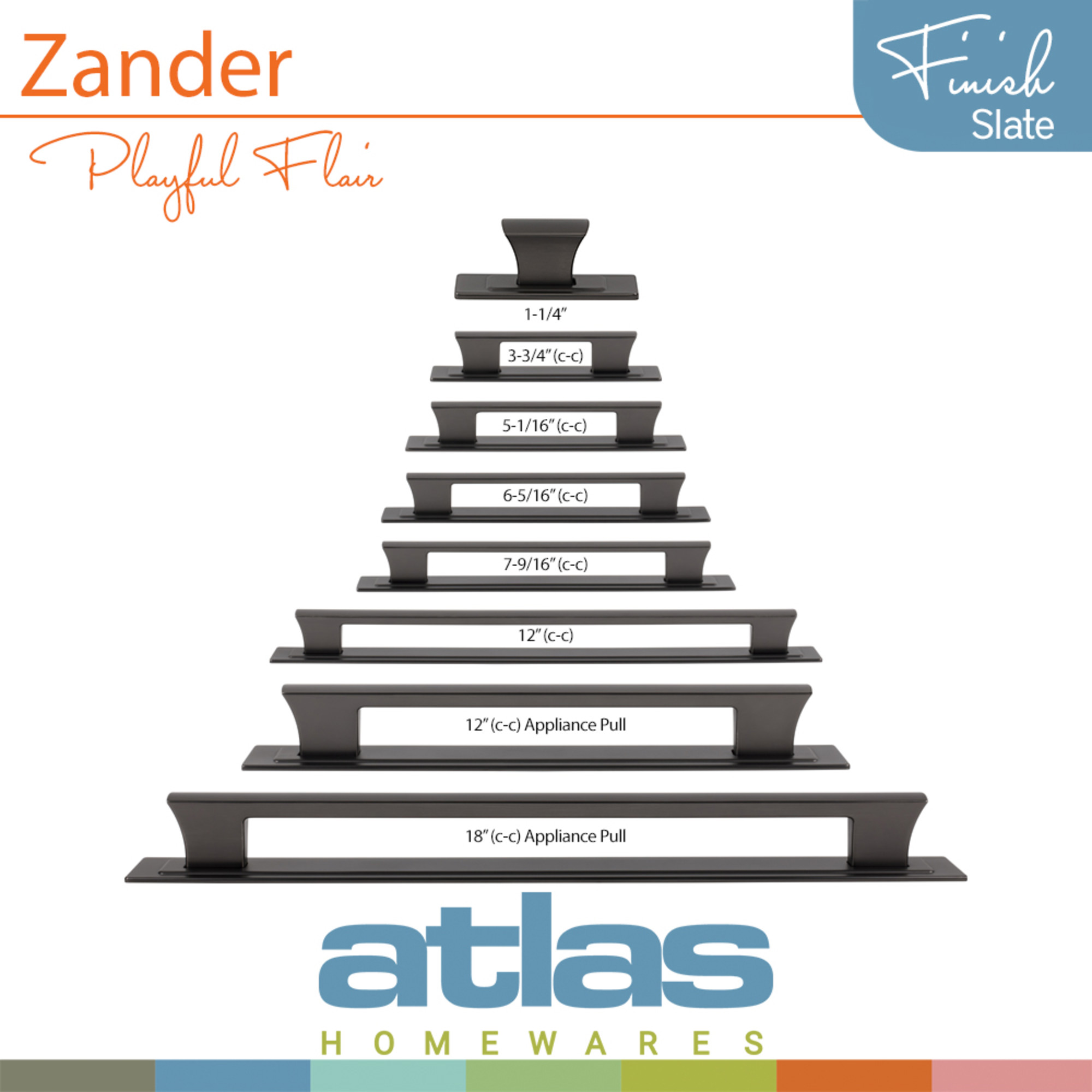 Zander 18" Center to Center Appliance Pull - Image 3
