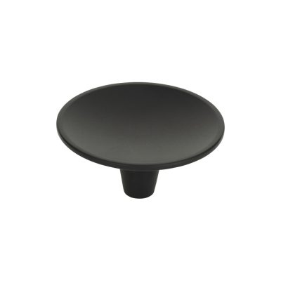 Dap 2-1/2" Diameter Round Knob - Matte Black