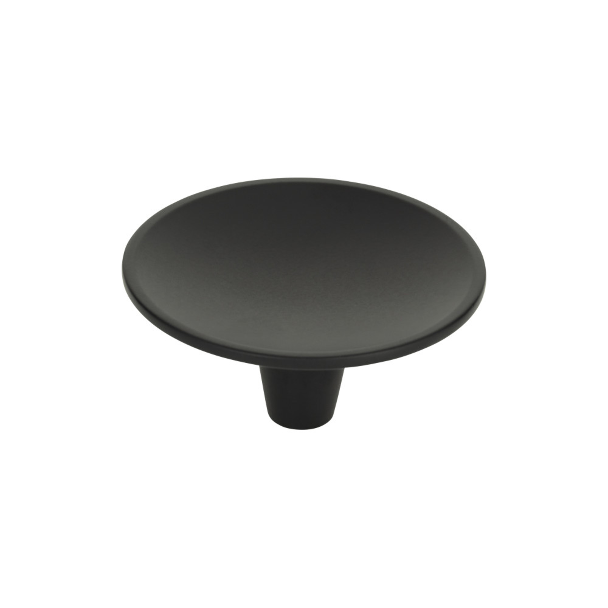 Dap 2-1/2" Diameter Round Knob - Matte Black