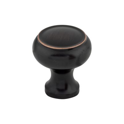 Normandy 1 1/8" Diameter Round Knob - Tuscan Bronze