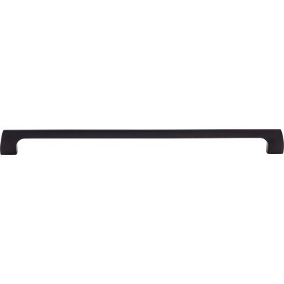 Holland 12" Center to Center Bar Pull - Flat Black