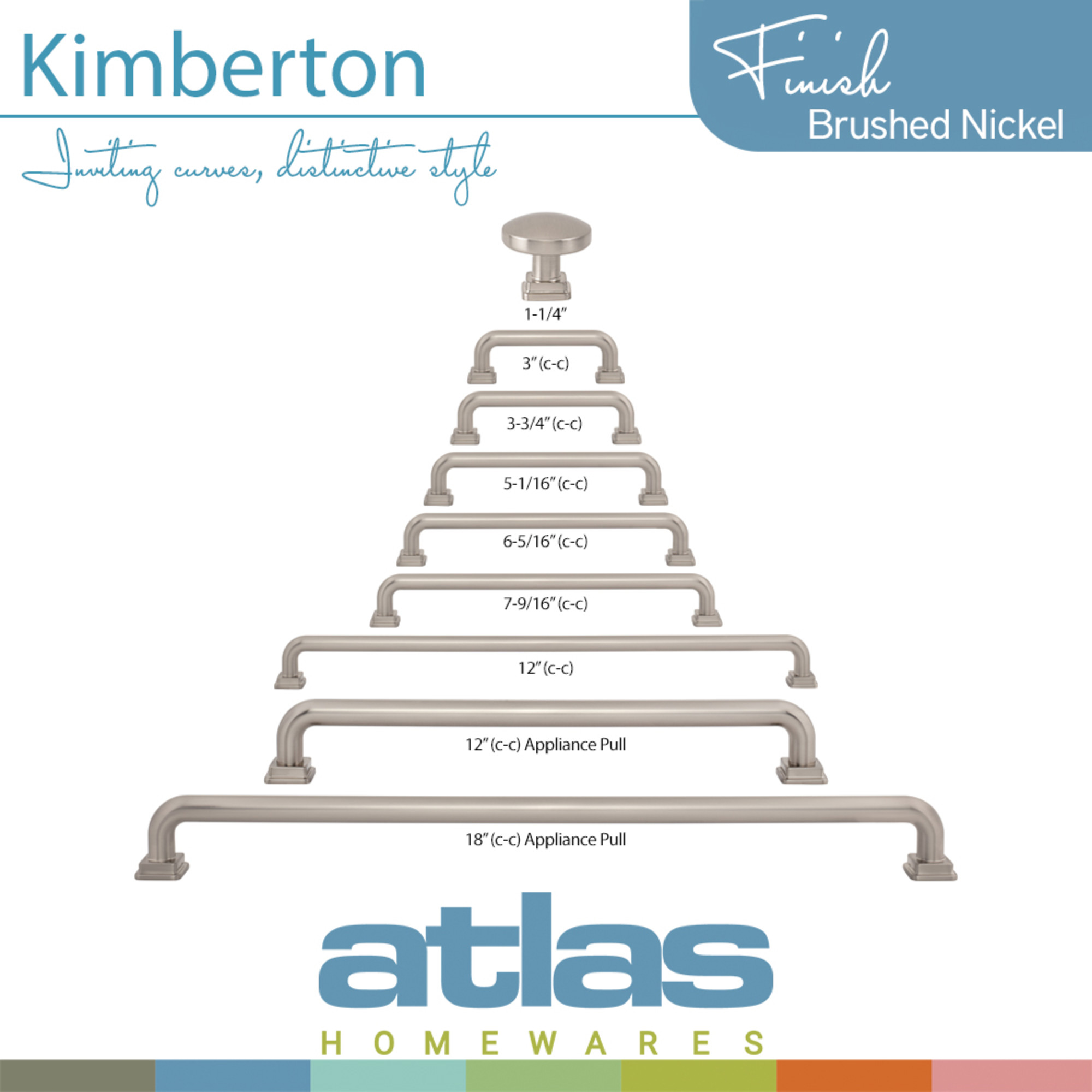 Kimberton 7 9/16" Center to Center Bar Pull - Image 3