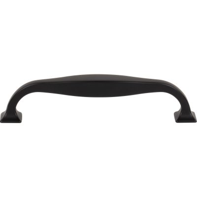 Contour 5 1/16" Center to Center Bar Pull - Flat Black