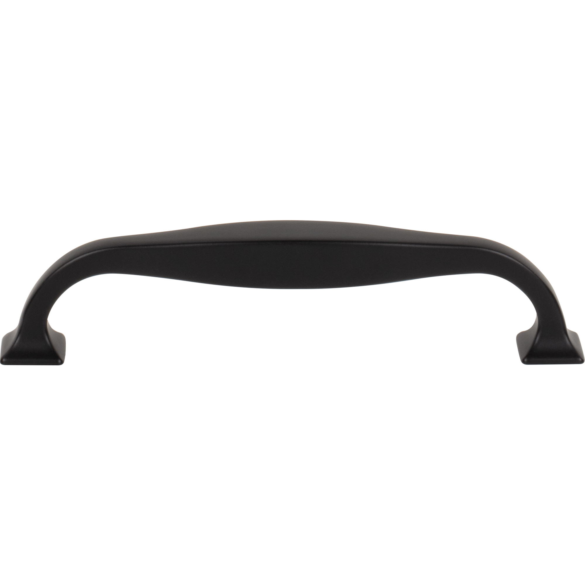 Contour 5 1/16" Center to Center Bar Pull - Flat Black