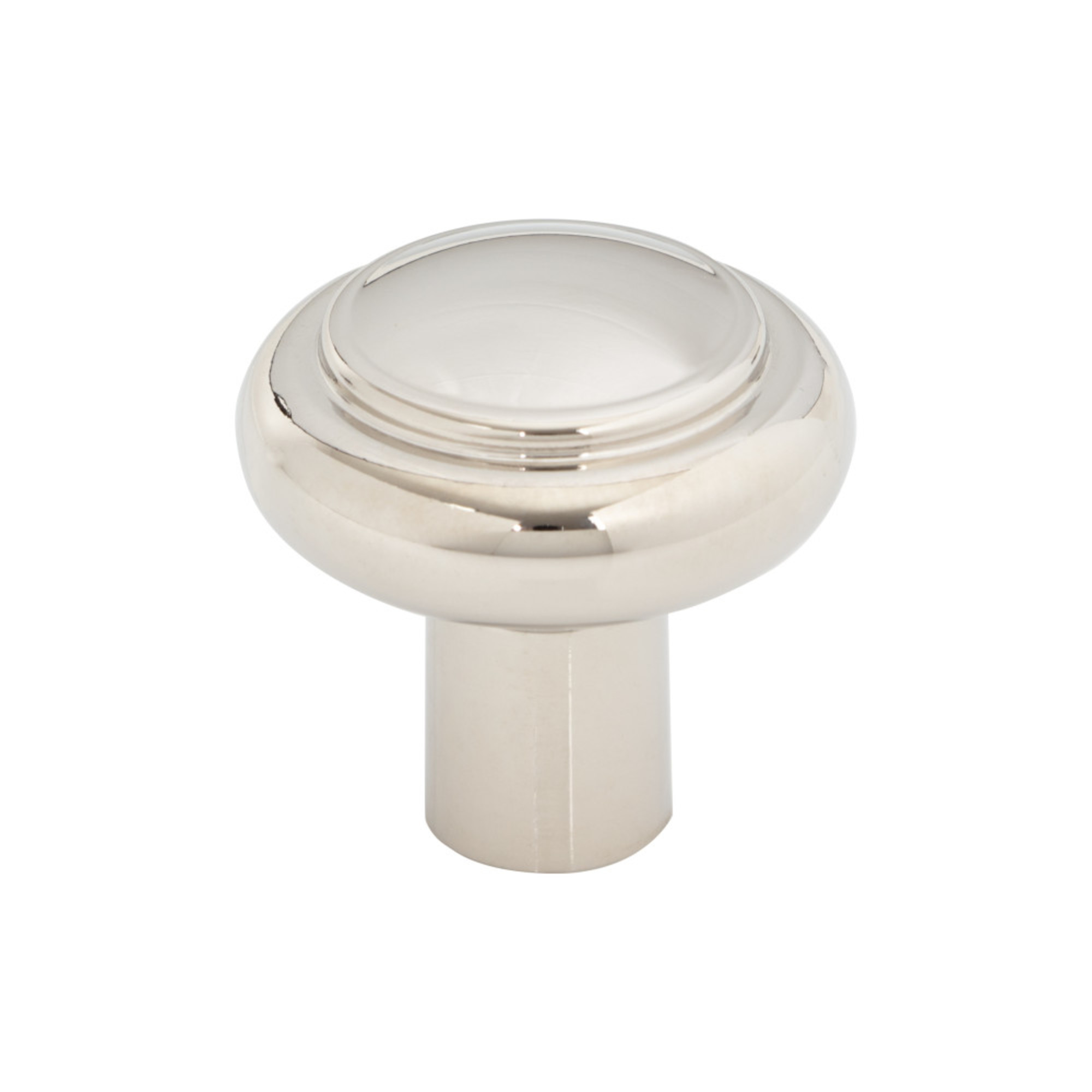 Clarence 1 1/4" Diameter Mushroom Knob - Polished Nickel