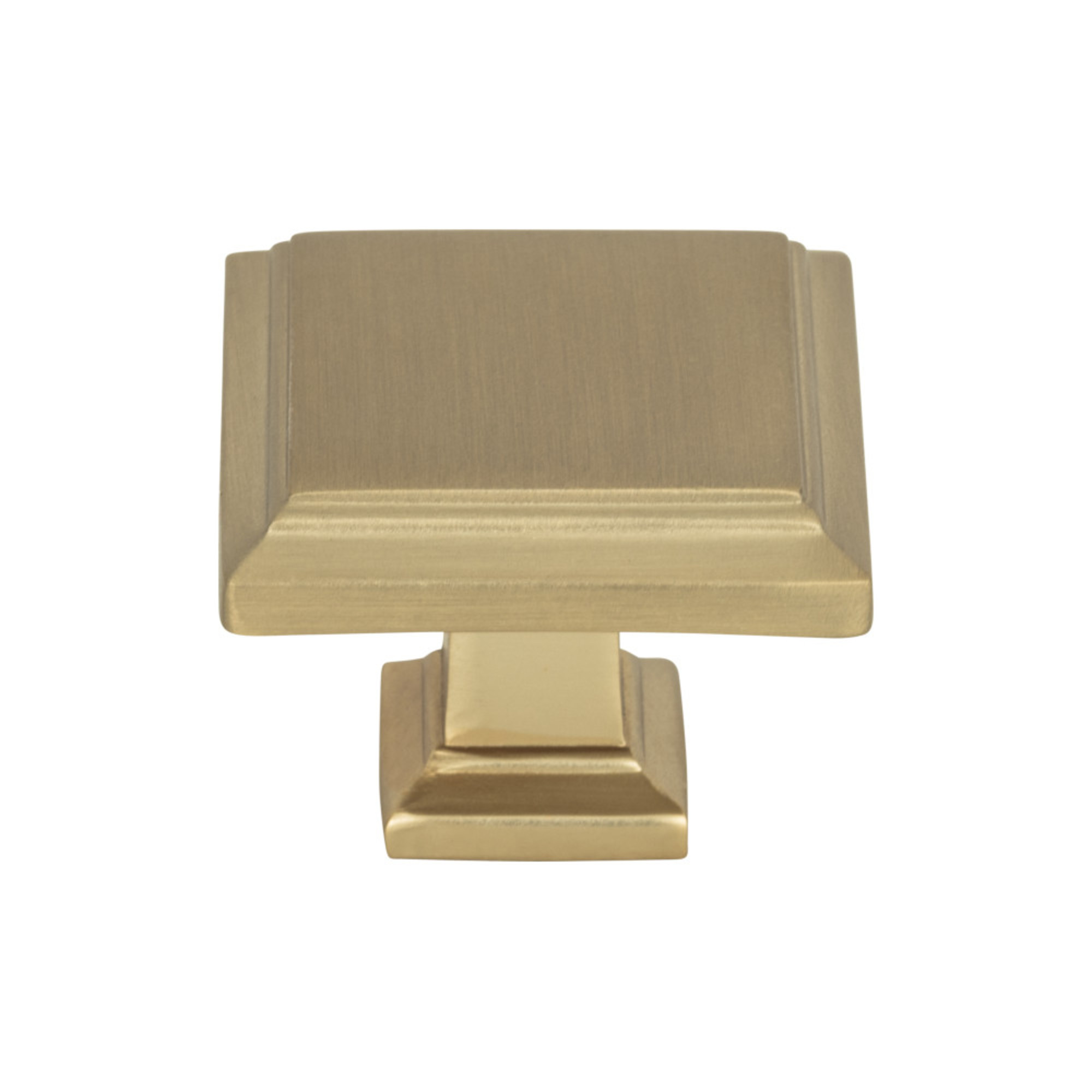 Sutton Place 1 1/4" Length Square Knob - Champagne