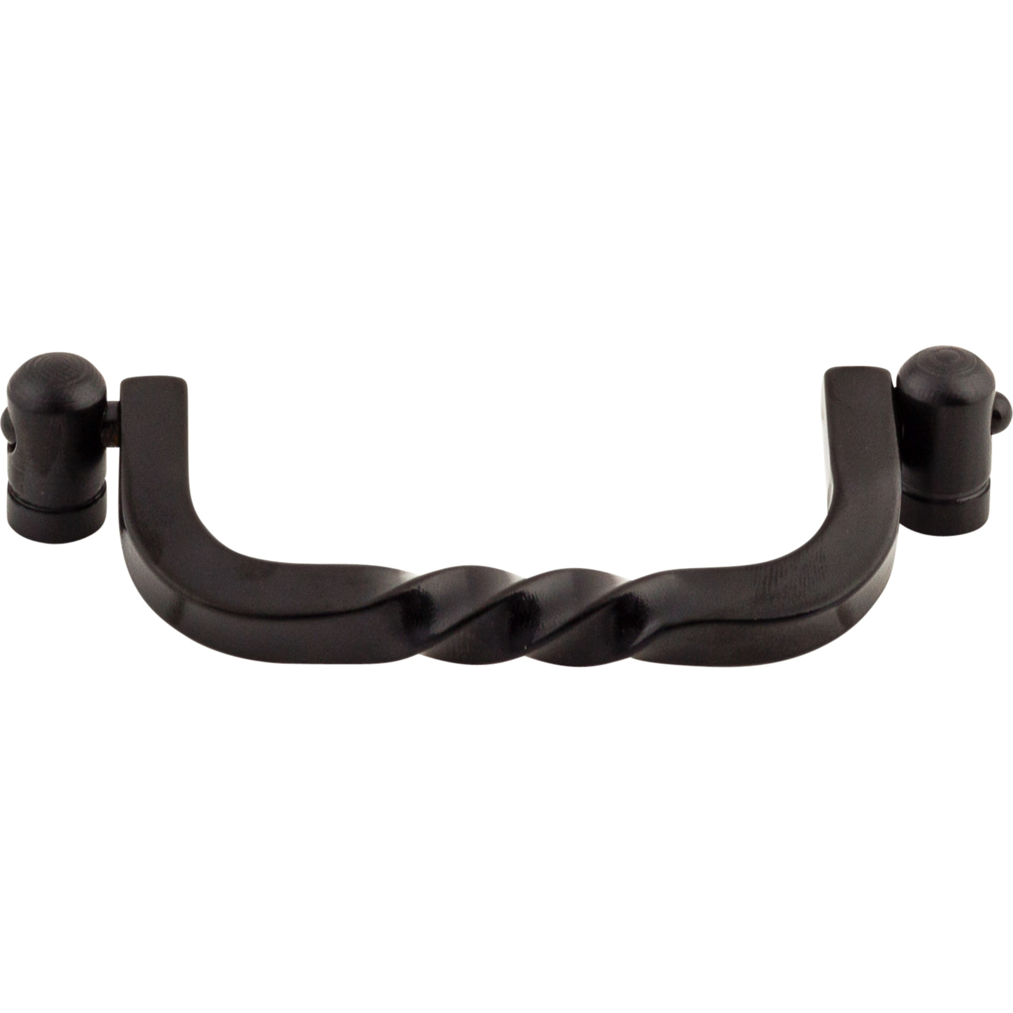 Twist 3 3/4" Center to Center Drop Handle - Patina Black