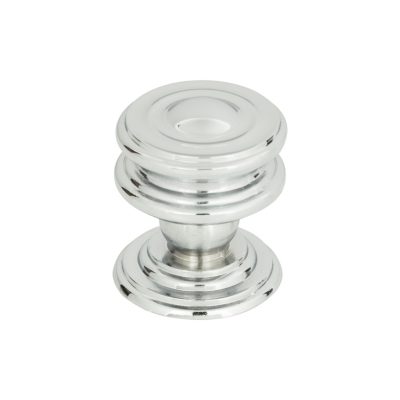 Campaign 1-1/4" Diameter Round Knob - Polished Chrome