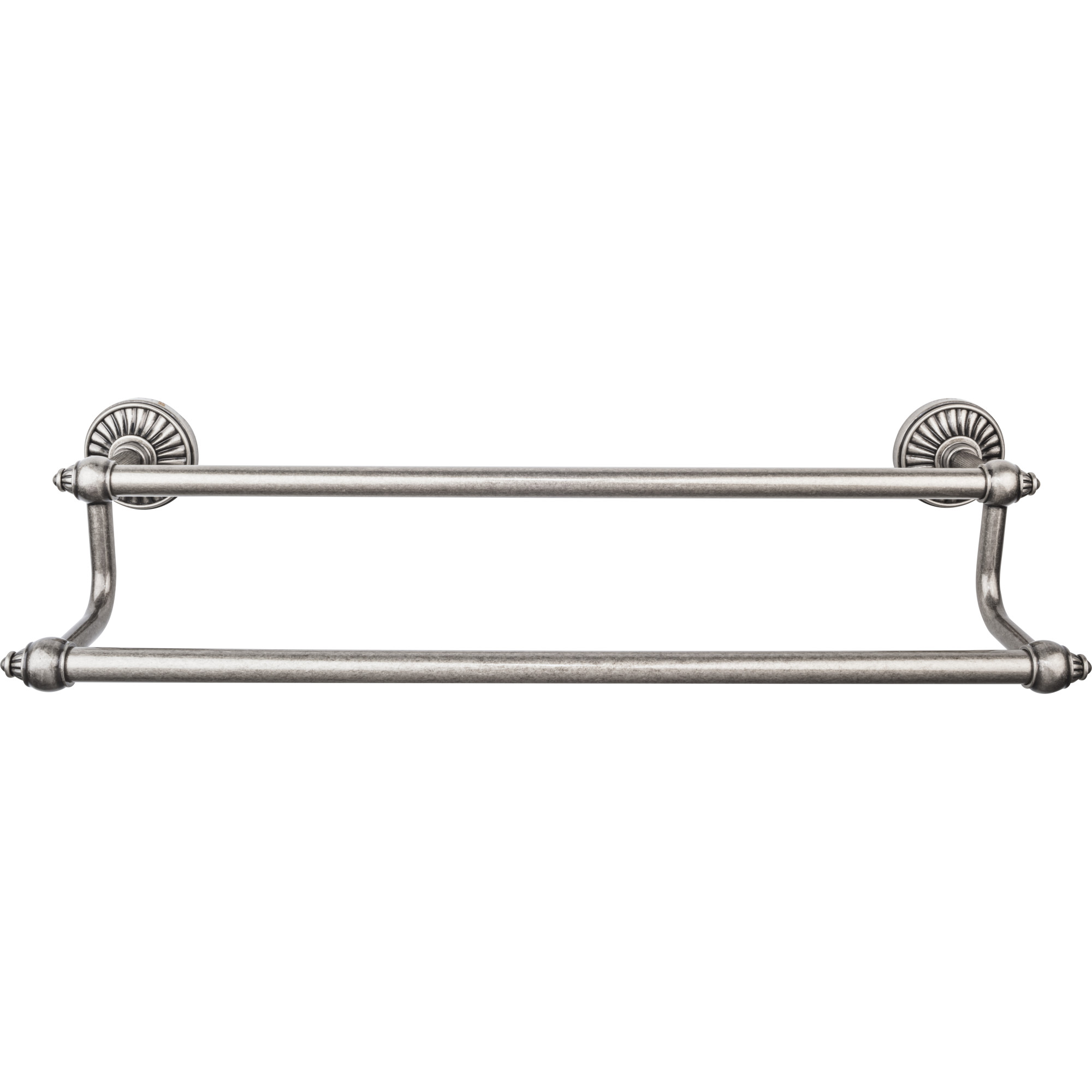 TOP BATH (R) Tuscany Bath Double 20 1/2" Wall Mounted Towel Bar - Pewter Antique