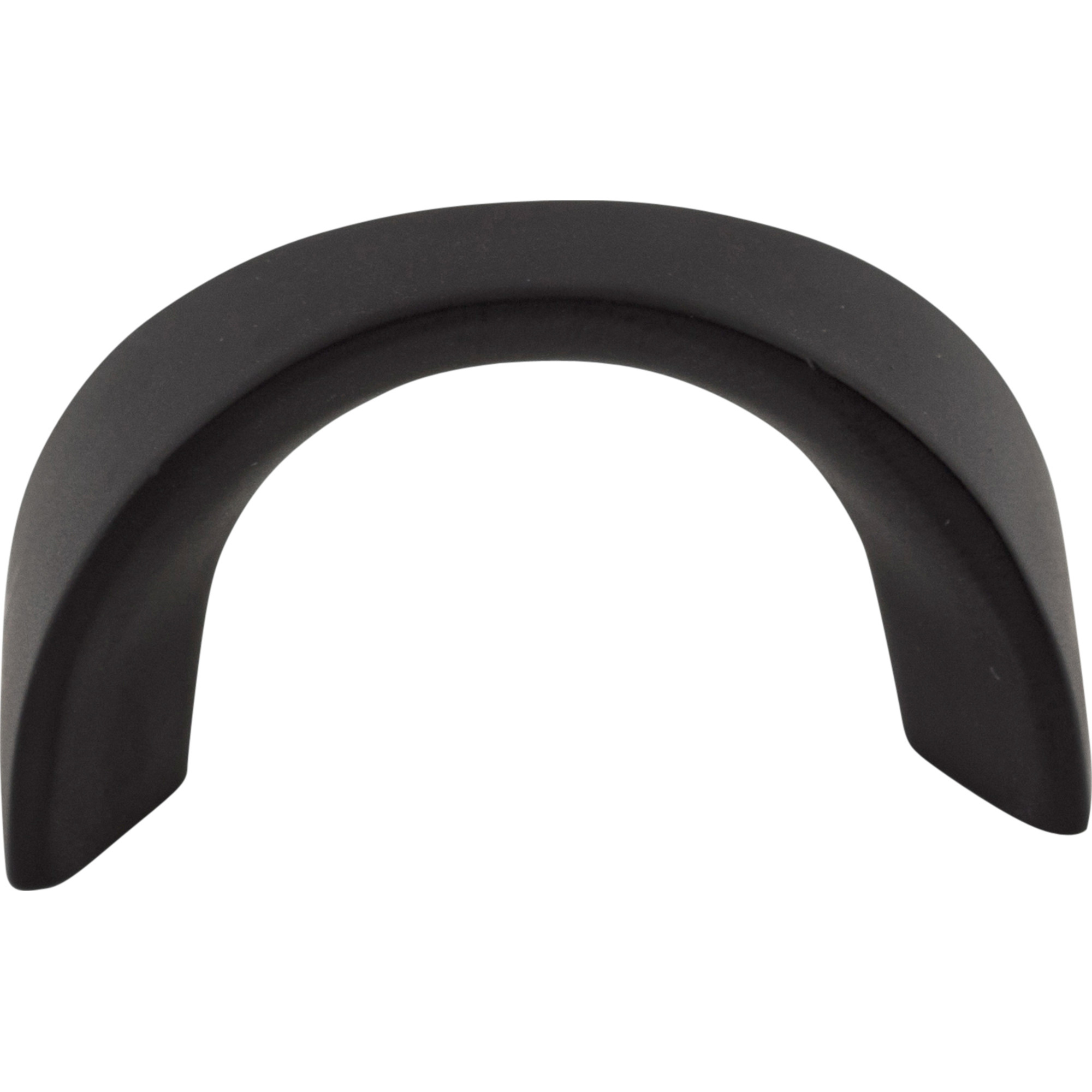Crescent 1 1/4" Center to Center Bar Pull - Flat Black