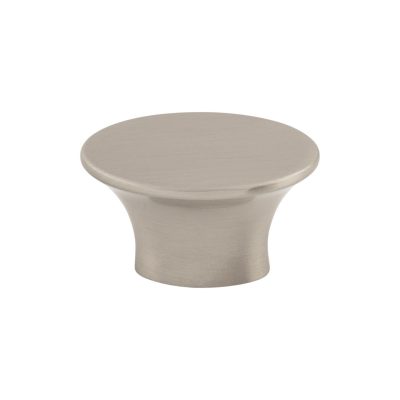 Edgewater 1 1/2" Length Oval Knob - Brushed Satin Nickel