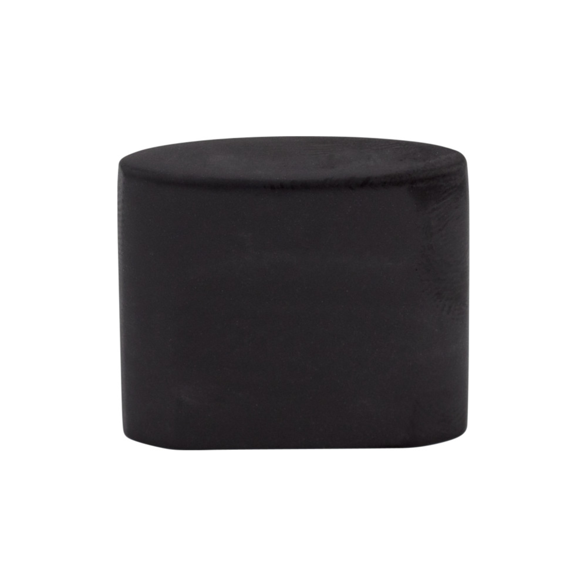 Oval Slot 3/4" Center to Center Oval Knob - Flat Black
