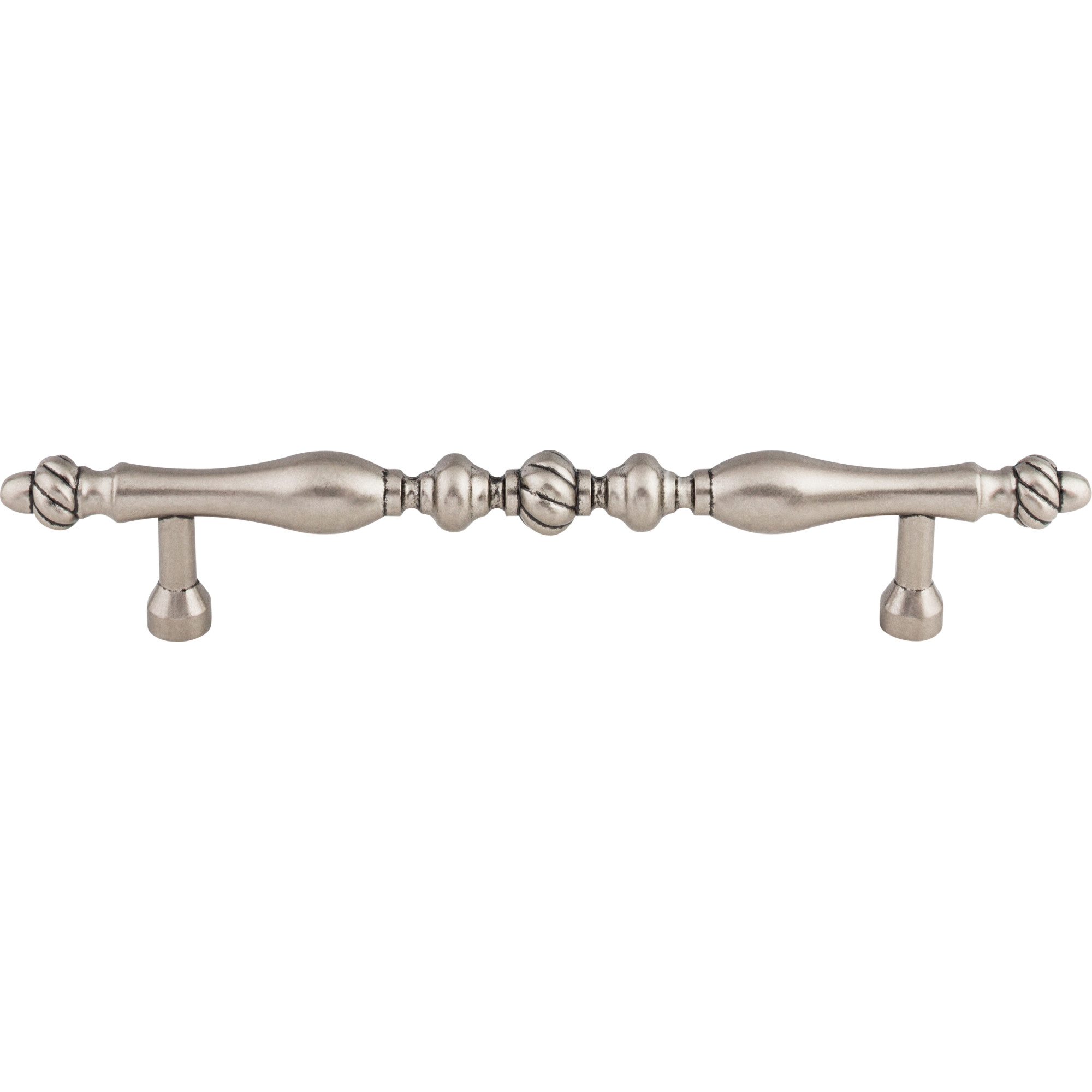 Somerset Melon 7" Center to Center Bar Pull - Pewter Antique