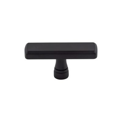 Kingsbridge 2 3/8" Length Rectangle Knob - Flat Black