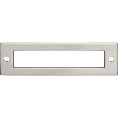 Hollin 3 3/4" Center to Center Pull Backplate - Brushed Satin Nickel