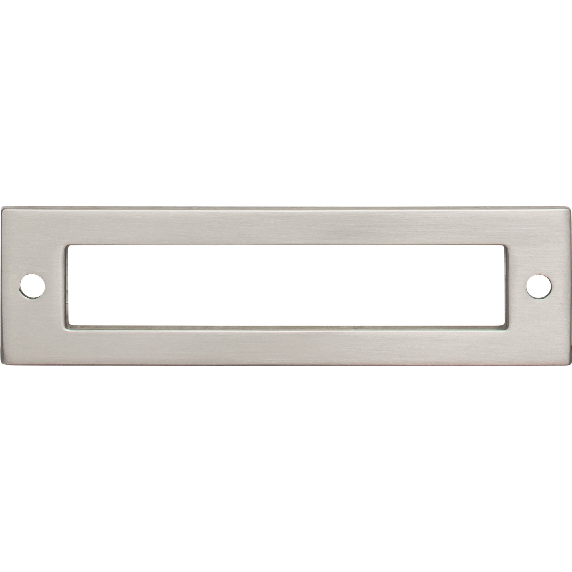 Hollin 3 3/4" Center to Center Pull Backplate - Brushed Satin Nickel
