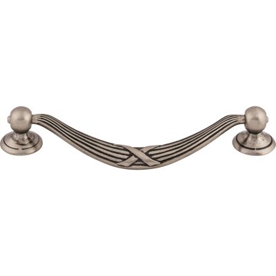Ribbon & Reed 5 1/16" Center to Center Drop Handle - Pewter Antique
