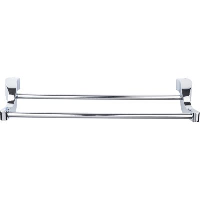Aqua Double 25 1/4" Wall Mounted  Towel Bar - Polished Chrome