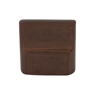 Aspen Flat Sided 7/8" Center to Center Rectangle Knob - Mahogany Bronze