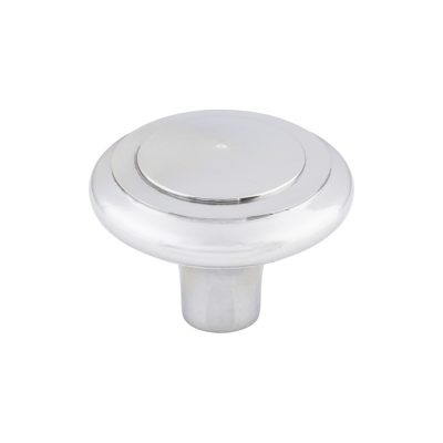 Aspen II Peak 2" Diameter Round Knob - Polished Chrome